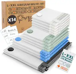 Produktbild: Vakuumbeutel-Set in fünf Größen